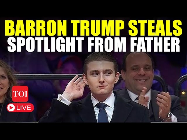 Trump Inauguration 2025 LIVE | Barron Trump Soaks Up Loud Applause | Trump Gush Over 18-Yr-Old Son