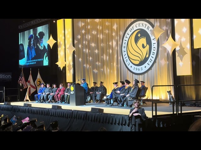 Leah Basaria Awarded Order of Pegasus at UCF Fall 2024 Commencement Ceremony