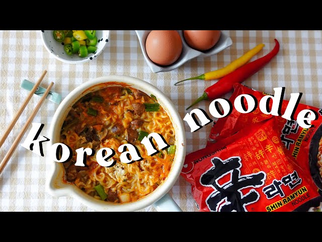 VLOG 8🍜 Korean noodle Shin Ramyun มาม่าเกาหลี 🇰🇷, Mars Cookie 🍪, Unboxing Le Creuset 🧂, Ototo Design