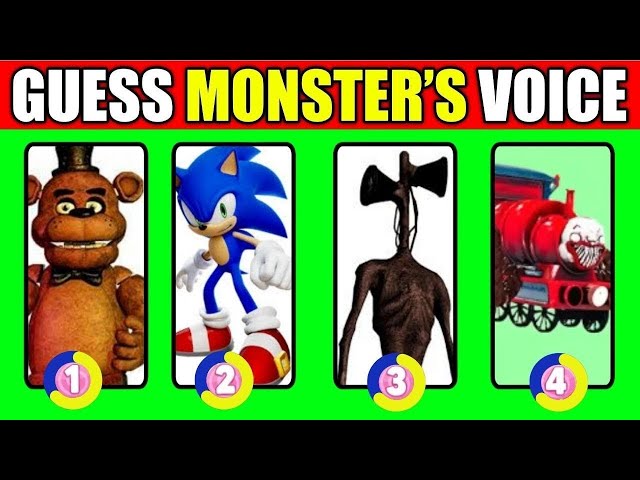 Guess THE EAT MONSTER’S VOICE - Eat Monsters Coffin Meme's part 4