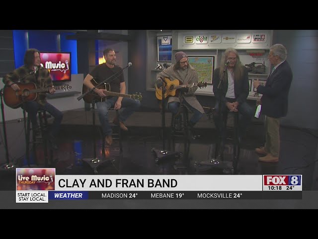 Clay and Fran Band performs live on FOX8 Part I