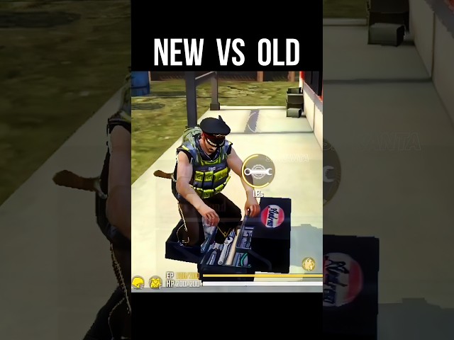 New VS Old 🔥 Free Fire Old Vest Upgrader #srikantaff