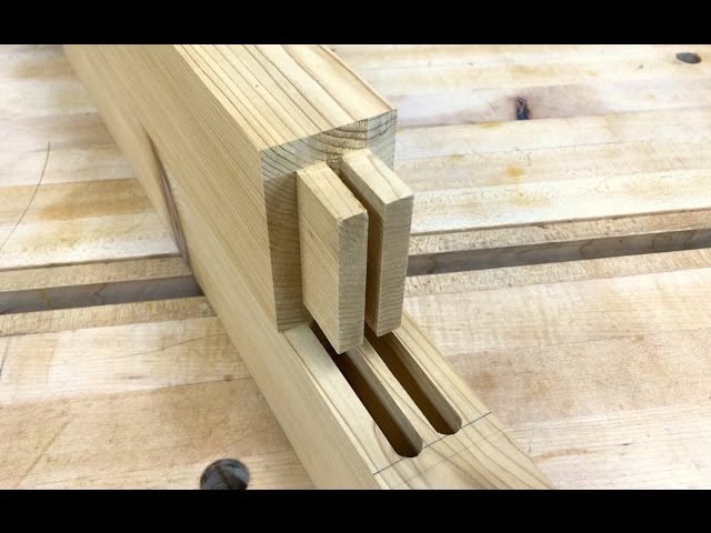 How to Make a Double Mortise & Tenon Joint