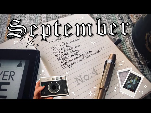 September glimmers ✧ reading horror/thrillers ⊹ new camera ⊹ lego ⊹ vlog no.04