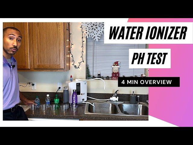 Water ionizer pH Testing