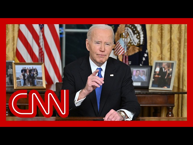 Watch President Biden's farewell address from the Oval Office