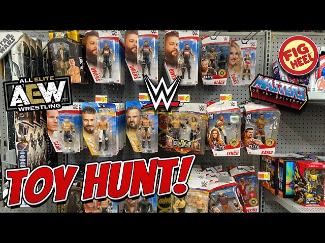 EPIC Toy Hunt - AEW Unrivaled Action Figures, WWE Elite 85, Chases, MOTU Revelation, DC, & More!