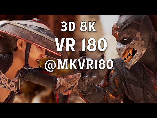 Mortal Kombat VR: Ashrah vs Noob Saibot (VR180 8K 3D Battle) | Epic Virtual Fight Scene (MQVR-16A)