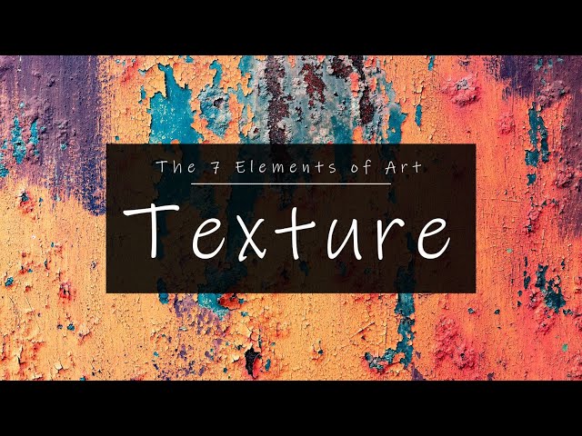 NO 3: TEXTURE 7 Elements of Art by artist Lillian Gray