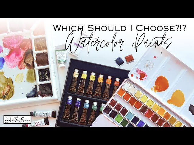 Beginner Friendly! Favorite Affordable Watercolor Paints Pan and Tube! Painting Supplies Part 3 of 3