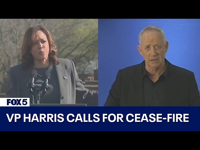 VP Harris calls for Gaza cease-fire