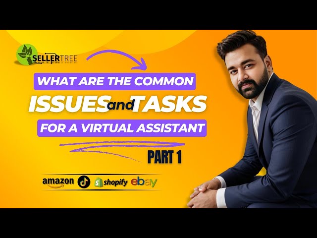 What are the Common Issues and Tasks for a virtual assistant ? Part 1 #Amazon #eBay #Shopify #3PL