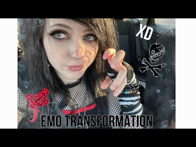 Emo/scene transformation!| vlog to the MALL and to see BARBIE MOVIE!