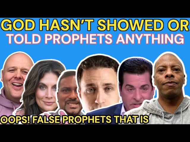 GOD TOLD ME AND SHOWED ME PROPHETS ARE FALSE