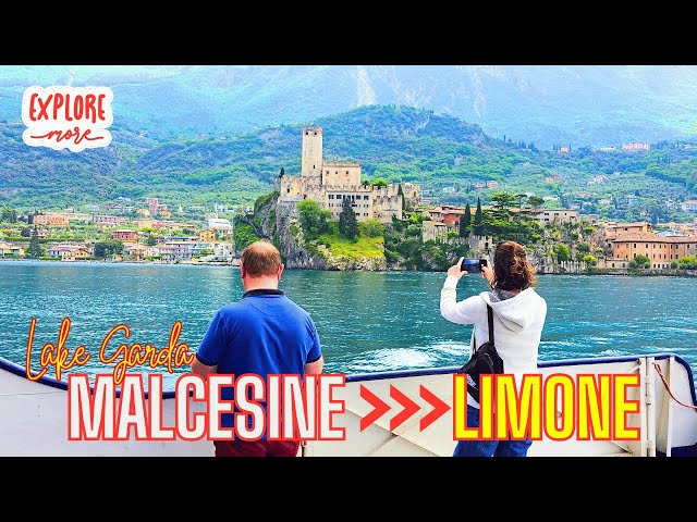 8K Experience 1 amazing Lake Garda 🇮🇹 Adventure: Malcesine 🏰 to  Limone 🍋 Lago di Garda cosa vedere?