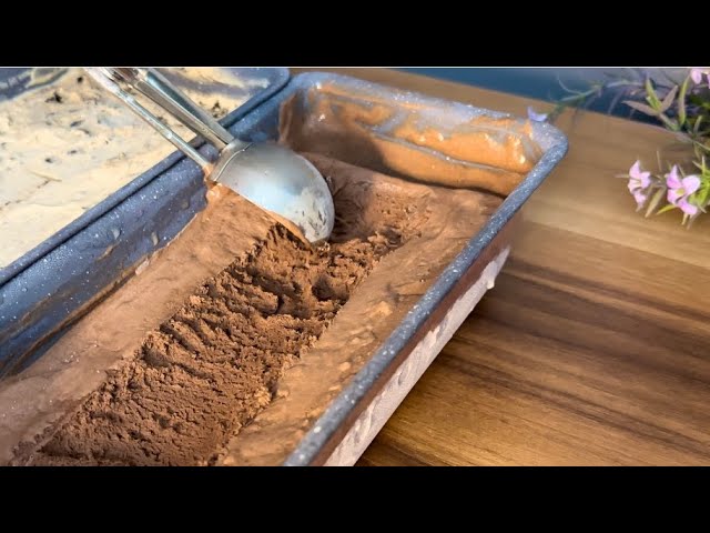 Chocolate ice cream recipe 🍫 I have never had such a delicious ice cream in any ice cream shop.