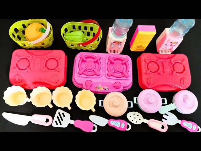 4 Minutes Satisfying with Unboxing Hello Kitty Disney Kitchen Set | Tiny ASMR Amazing Kitchen Set