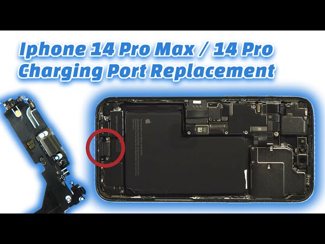 How to Replace the Charging Port on an iPhone 14 Pro Max / 14 Pro - Step-by-Step Guide