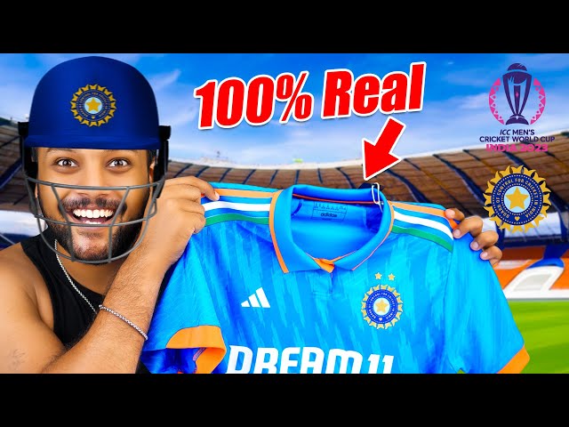 🔥 I GOT REAL ICC WORLD CUP INDIAN CRICKET TEAM JERSEY 2023 | ONE CHANCE