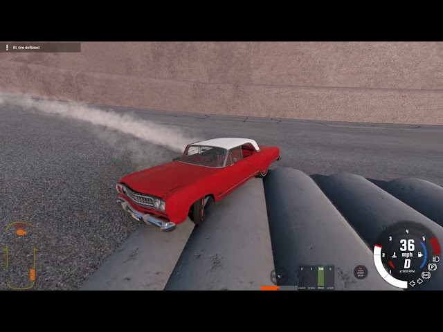 BeamNG.Drive- Slow Motion Downhill Destruction