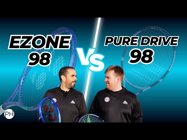 YONEX EZONE 98 V BABOLAT PURE DRIVE 98 | Racket Test | Tennis Racket Review | PH Tennis