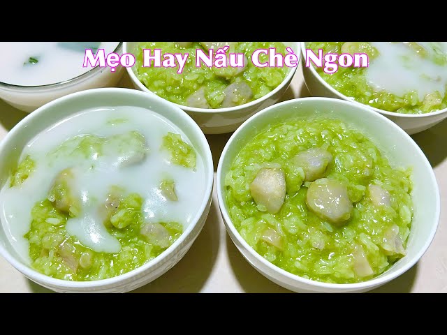 CHÈ KHOAI MÔN NẾP - Cách Mới Đặc Biệt Ngon Khoai Môn & Nếp Không Nát - Taro with sticky rice