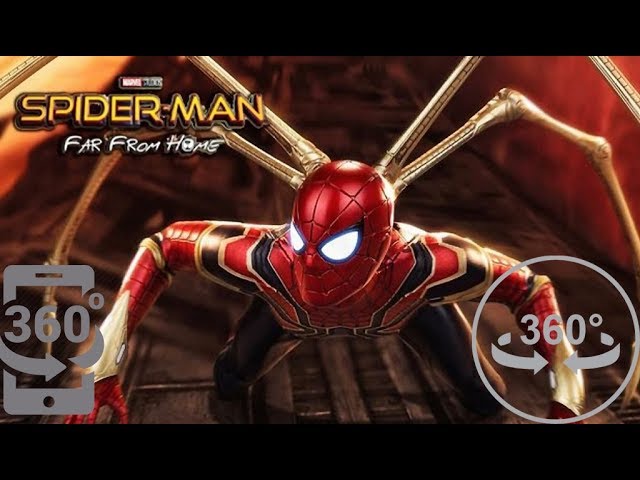 "3D" "VR" 360 Spider-Man: Far From Home Trailer (Cellphone/VR Glasses/Google Cardboard Recommended)