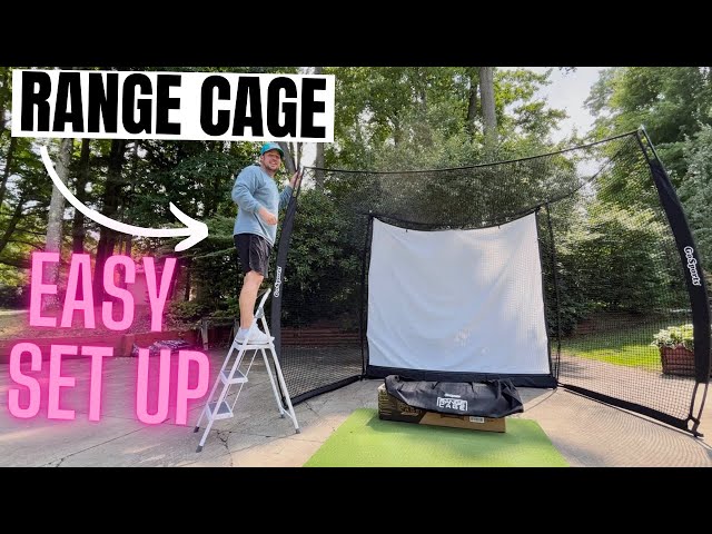 How to Set Up GoSports Range Cage Golf Simulator Net