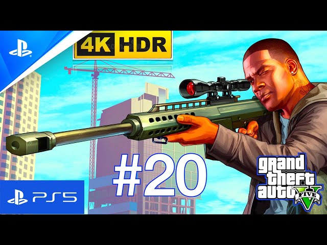 Franklin Becomes Badass Assassin GTA V Gameplay Walkthrough #20 4K HDR Ultra HD #gta5 #gtav #new #rp