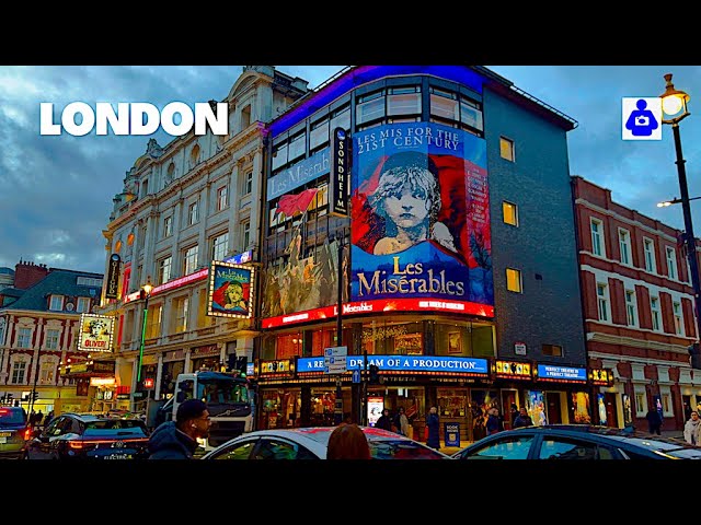 London Winter Walk 2025 🇬🇧 West End, SOHO to Shopping Streets | Central London Walking Tour [4K HDR]