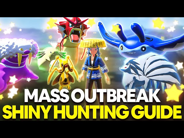 Ultimate Mass Outbreak Shiny Hunting Guide in Pokemon Legends Arceus V1.0 + V1.0.1