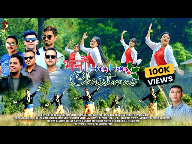 BHANAU HAPPY CHRISTMAS | NEPALI CHRISTMAS DANCE SONG 2024 | PRAJWAL|BIGYAN|PINHASH|LB|PRADEEP|SANJOK