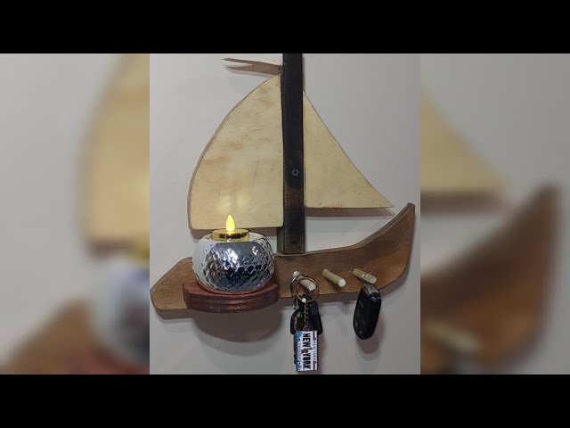 Easy Woodworking Sailboat ⛵ Wall Shelf Tips