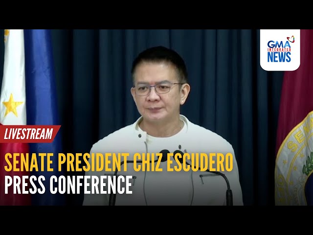 LIVE: Senate President Chiz Escudero press conference on VP Sara ... - Replay | GMA Integrated News