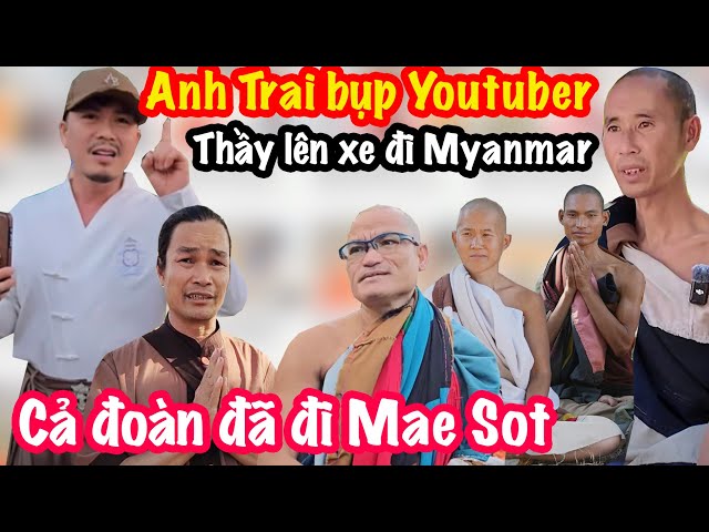 Nóng! Xuất Hiện Kẻ Bảo Vệ Phước Nghiêm, Sư Minh Tuệ Phá Giới Lên Xe Khách Đi Myanmar