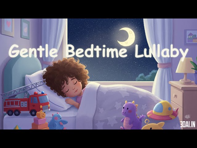 Gentle Lullaby: Soothing Bedtime Slides with Nursery Music | No Ads