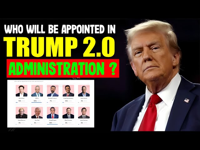 Polymarket Predictions: Who Will Join Trump’s 2nd Administration? (23 Nov 2024)