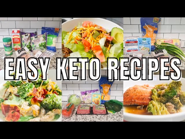 EASY KETO MEALS ON A BUDGET | KETO RECIPES FOR THE FAMILY  |  LOW CARB RECIPES