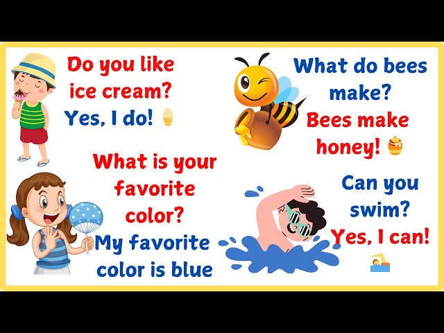 200 Daily Use English Question Answers | Fun Learning Question | Everyday English