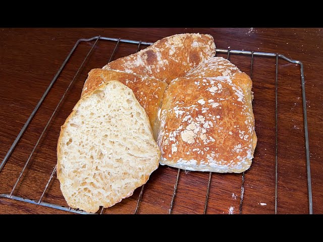 How To Make No-knead Ciabatta Bread