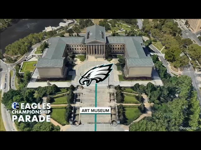 Here's a look at the Eagles Super Bowl Parade route