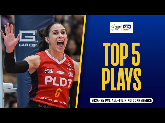 TOP 5 PLAYS | 2024-25 PVL ALL-FILIPINO CONFERENCE | FEBRUARY 22, 2025