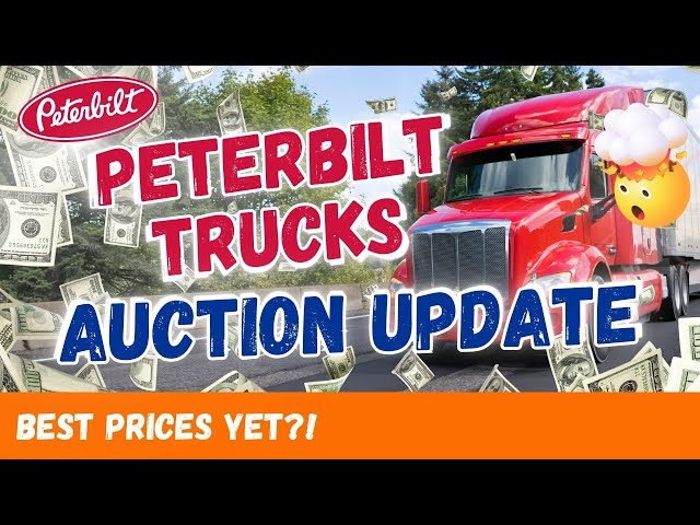 AMAZING Deals On Used Peterbilts! Ritchie Bros Auction Update!