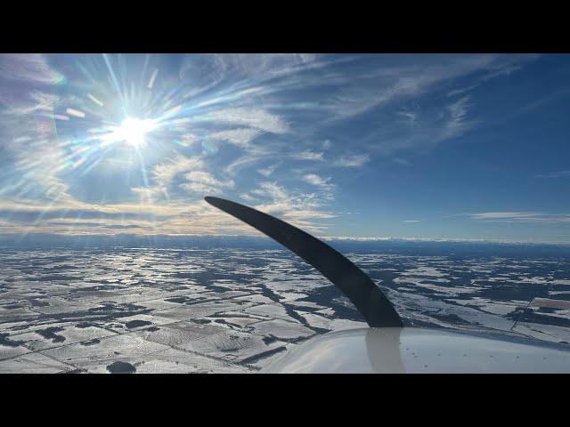 BEAUTIFUL Day VFR flight From Sundre, AB