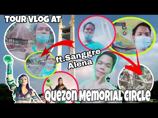 TOUR VLOG SA QUEZON MEMORIAL CIRCLE WITH SANGGRE ALENA😍