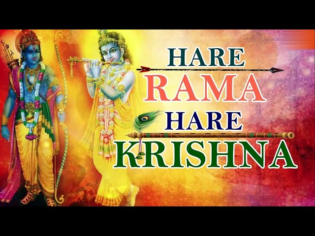 HARE RAMA HARE KRISHNA - MAHA MANTRA DHUN | PEACEFUL KRISHNA BHAJANS ( WITH LYRICS)