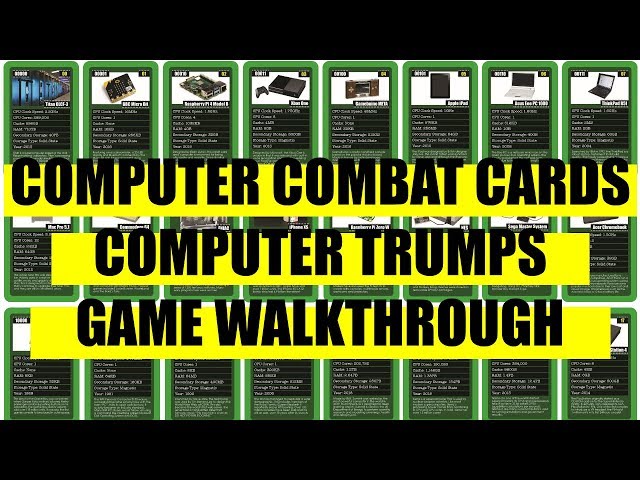 Computer Combat Cards - Computer Trumps Game Walkthrough