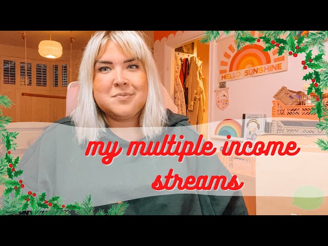 MY MULTIPLE INCOME STREAMS for 2023 - all the ways I plan to earn money now I’m self employed UK