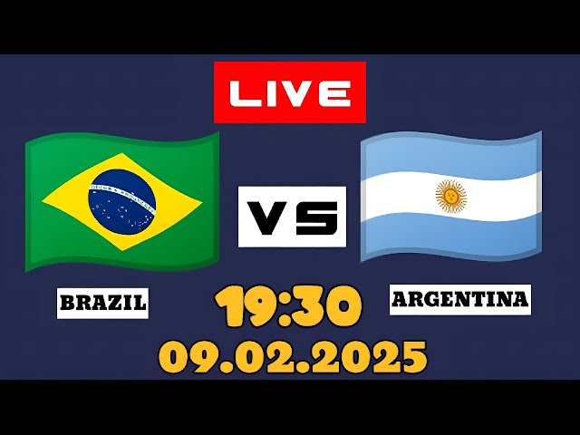 Brazil vs Argentina Live | Final | FIFA World Cup 2026 | Messi vs Vinicius | Efootball 2025