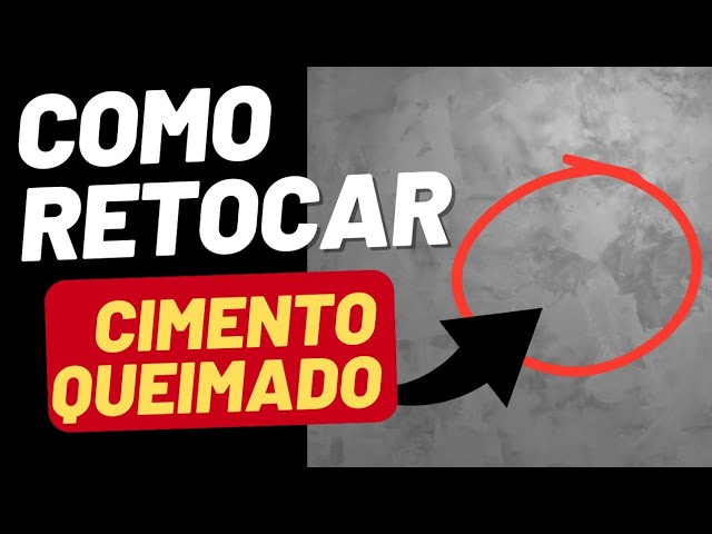 CIMENTO QUEIMADO ACEITA RETOQUE? veja o que deu